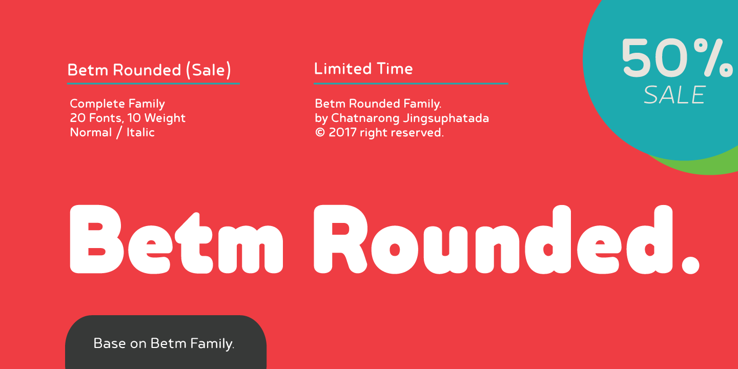 폰트 Betm Rounded